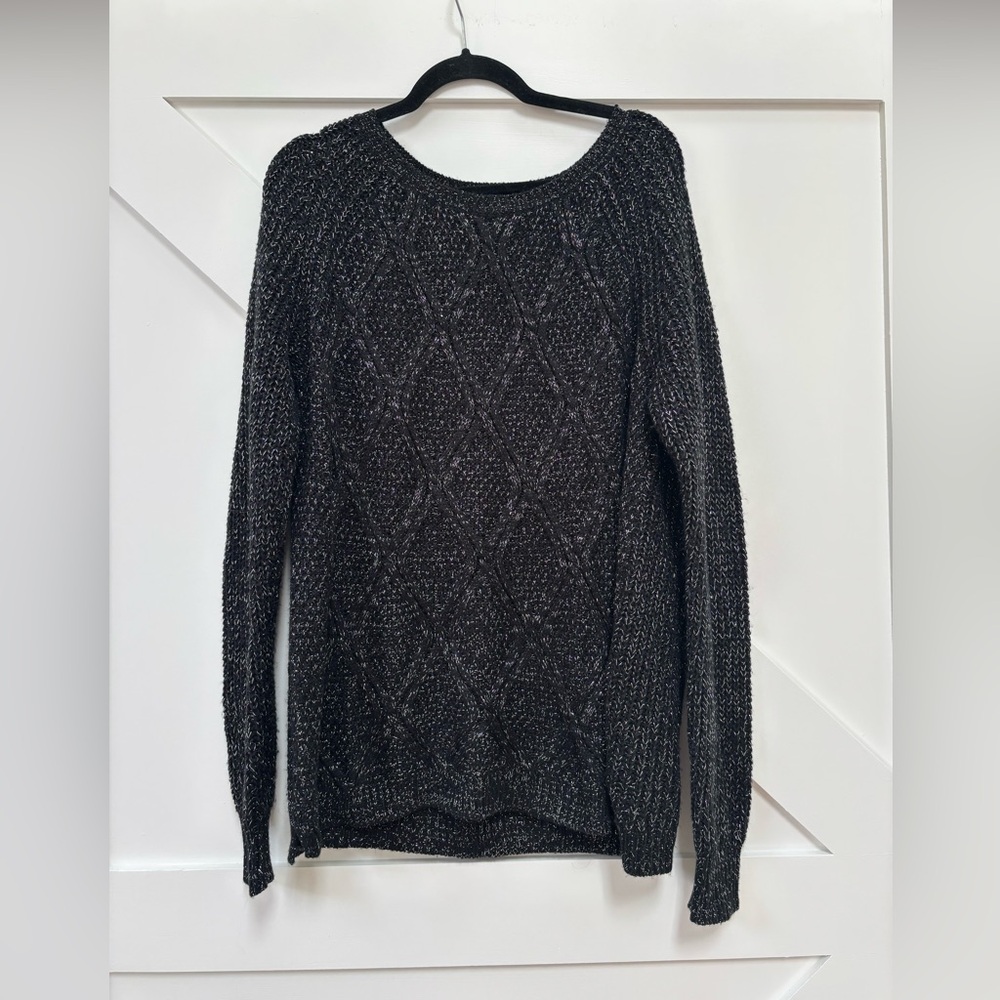 Studio Works Black Crew Neck Sweater